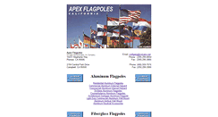 Desktop Screenshot of apexflagpole.com